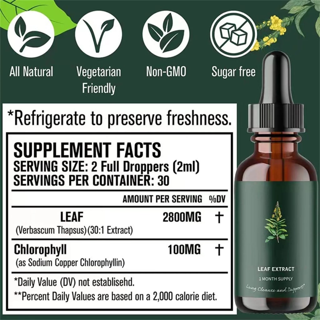 Respiratory Relief within weeks (Organic Mullein Leaf)