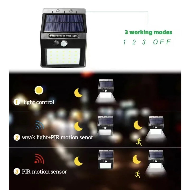 Luminária Solar Com Sensor de Movimento LANMAY