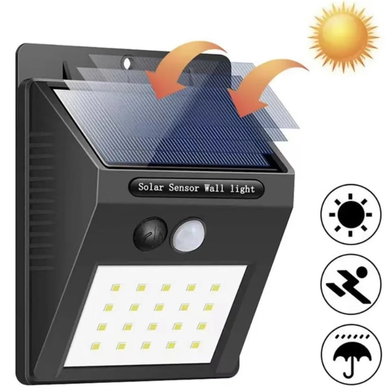 Luminária Solar LED com Sensor