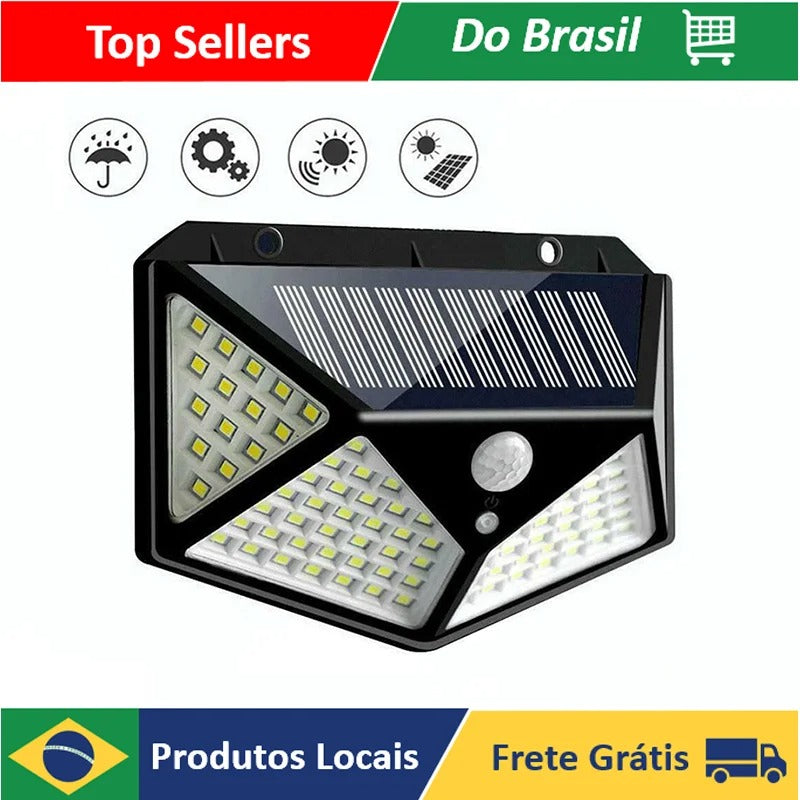 Luminária Solar LED com Sensor